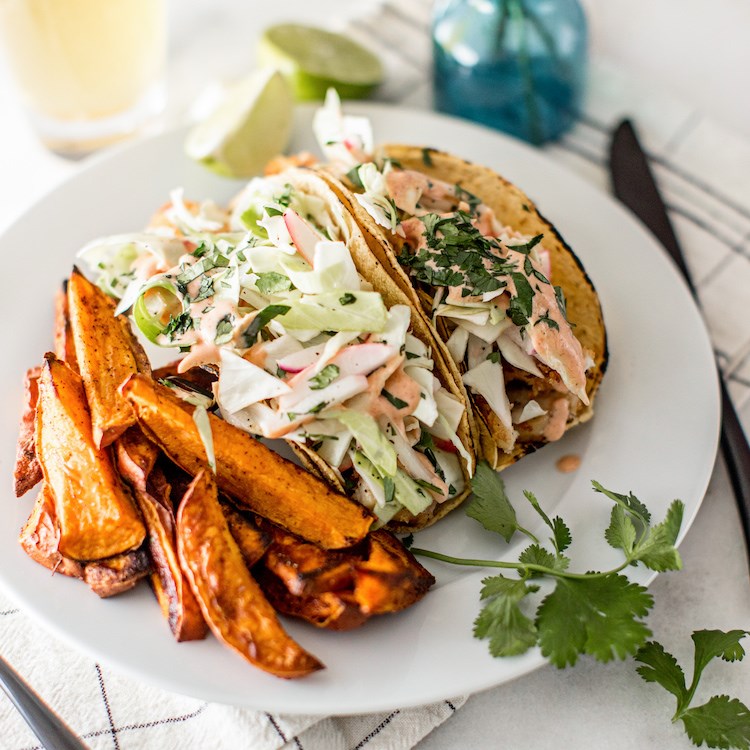 Picture of Oven-Fried Fish Tacos 